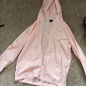 Light pink windbreaker